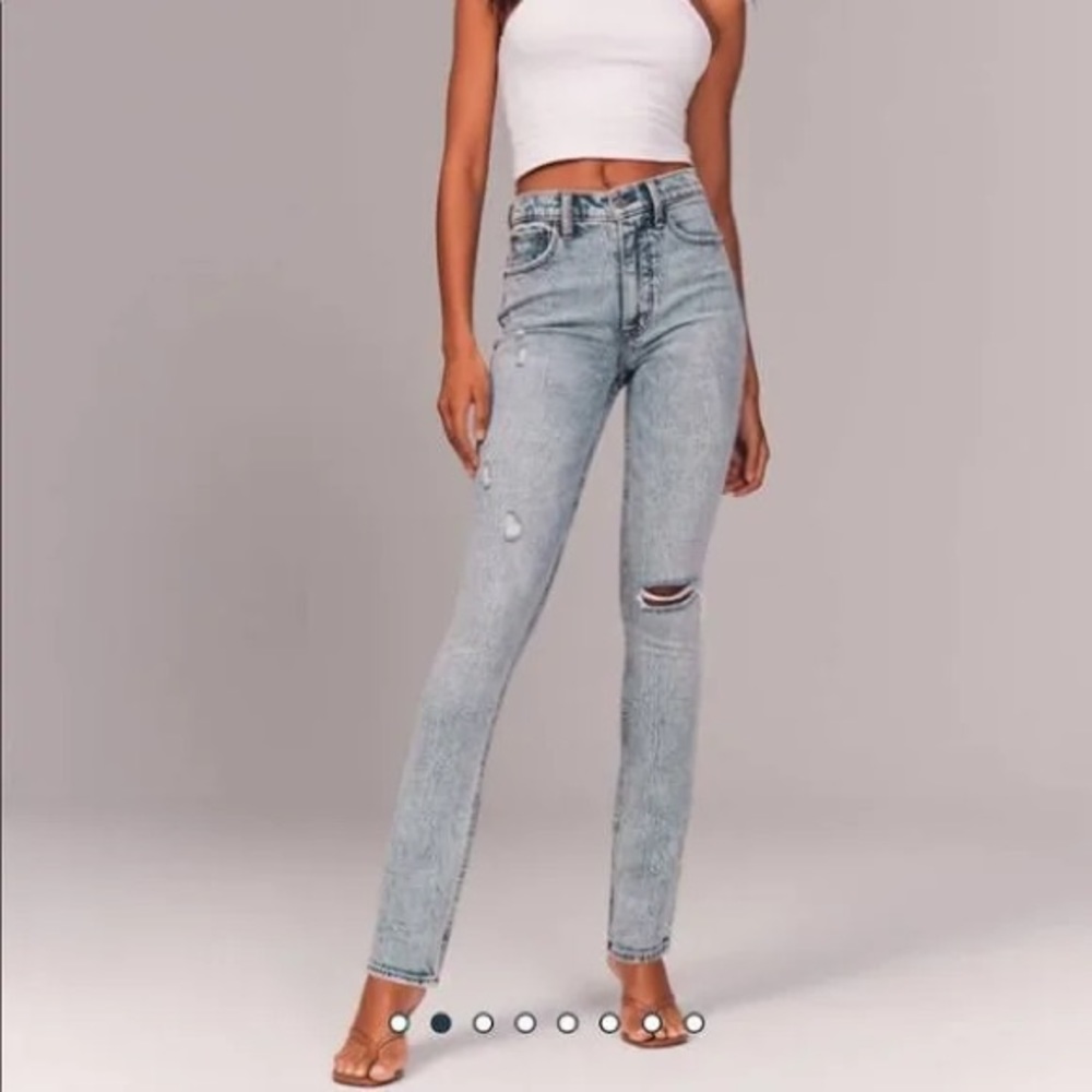 Abercrombie & Fitch The 90’s skinny high rise sz 31